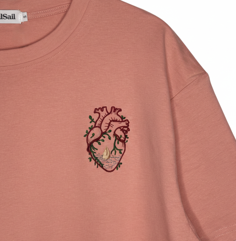 Camiseta Santorini Rosa